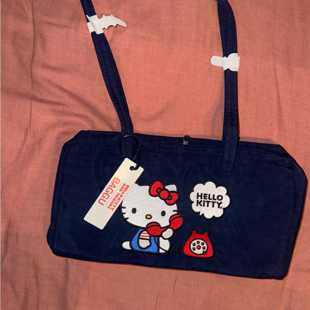 Hello Kitty Navy Blue Shoulder Bag